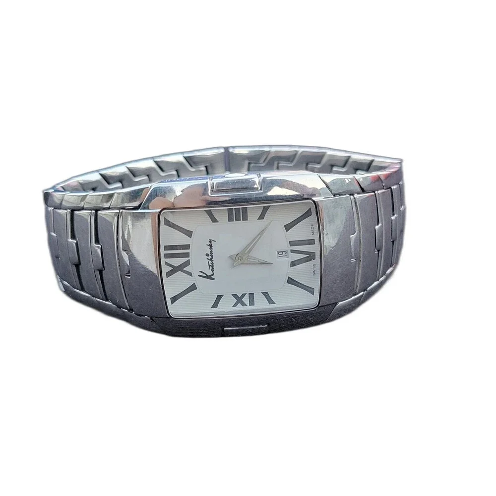Vintage Kutchinsky by Chopard Silver Tone Stainless Steel Men's Rare